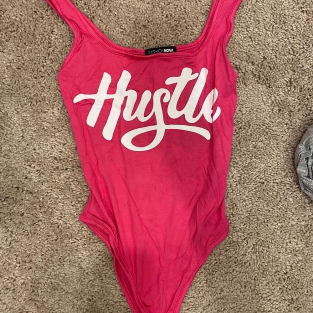 Hustle bodysuit Hot Pink
